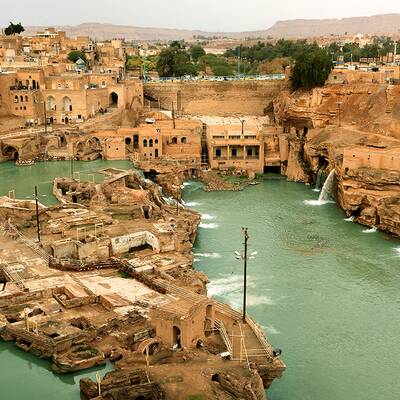 Estructuras de agua Shushtar (360°)